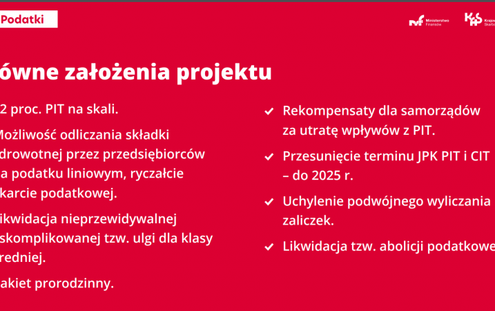 Kolejne zmiany podatków po konsultacjach społecznych