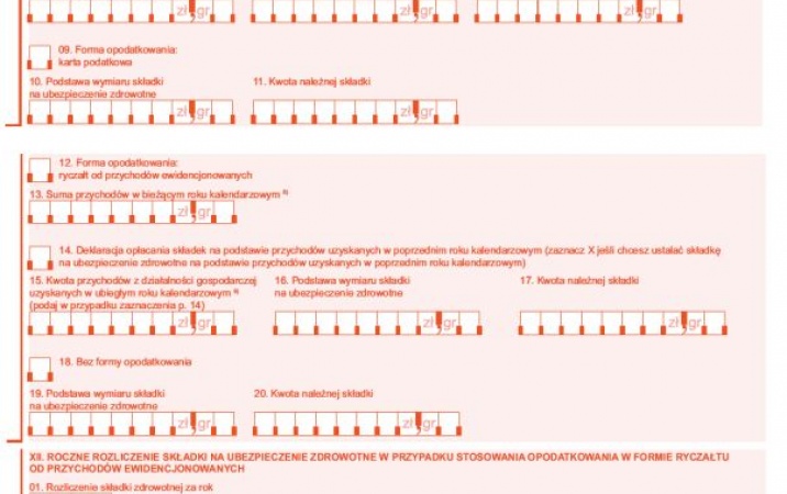 Nowe wzory deklaracji: ZUS DRA oraz ZUS RCA