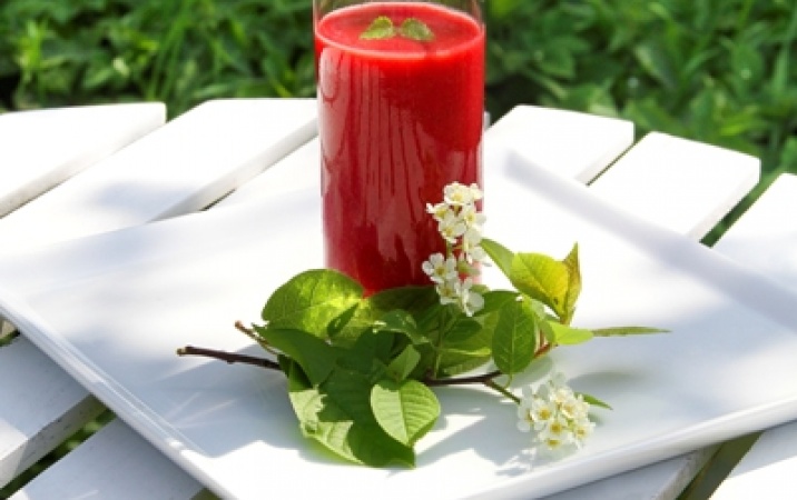 Truskawkowo-kokosowy smoothie