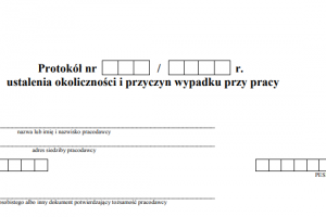 Protokół powypadkowy - ważność badań lekarskich i szkoleń okresowych BHP a COVID-19