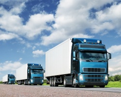 Kontrola masy ciężarówek w Rosji