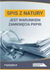 Spis z natury jest warunkiem zamknięcia PKPiR