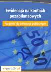 Ewidencja na kontach pozabilansowych w jednostkach sektora finansów publicznych