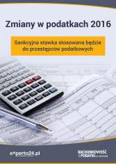 Zmiany w podatkach 2016