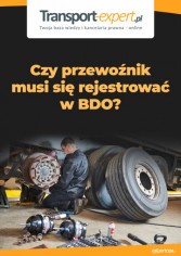 Czy przewoźnik musi się rejestrować w BDO?