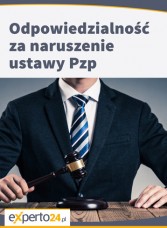 Odpowiedzialność za naruszenie ustawy Pzp