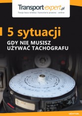 5 sytuacji, gdy nie musisz używać tachografu