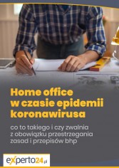 Home office w czasie epidemii koronawirusa – co to takiego i czy zwalnia z obowiązku przestrzegania zasad i przepisów bhp