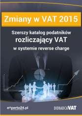 Zmiany w VAT w 2015 r. - reverse chargé