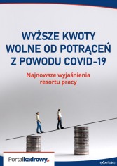 Wyższe kwoty wolne od potrąceń z powodu COVID-19. Najnowsze wyjaśnienia resortu pracy 