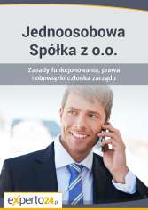 Jednoosobowa spółka z o.o.