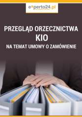 Umowa o zamówienie publiczne – orzecznictwo KIO