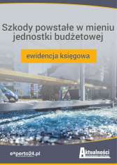 Szkody powstałe w mieniu jednostki budżetowej