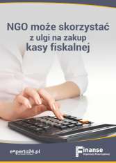 NGO może skorzystać z ulgi na zakup kasy fiskalnej