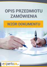 Opis przedmiotu zamówienia