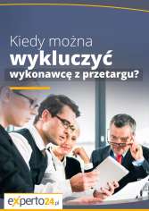 Kiedy można wykluczyć wykonawcę z przetargu?