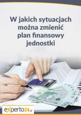 W jakich sytuacjach można zmienić plan finansowy jednostki