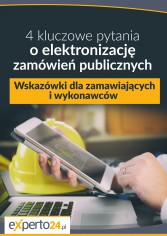 4 kluczowe pytania o elektronizację zamówień publicznych  