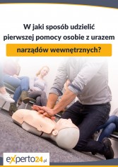 W jaki sposób udzielić pierwszej pomocy osobie z urazem narządów wewnętrznych?