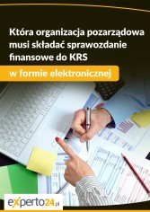 Która organizacja pozarządowa musi składać sprawozdanie finansowe do KRS w formie elektronicznej