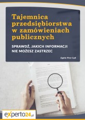 Tajemnica przedsiębiorstwa w zamówieniach publicznych