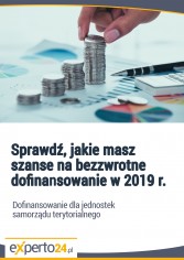 Dofinansowanie dla jednostek samorządu terytorialnego w 2019 r.